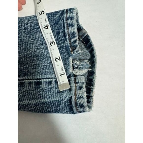 Vintage 80s HIS Acid Wash Jeans Mom Jeans High Rise - Size 30 * 30 - Picture 8 of 12